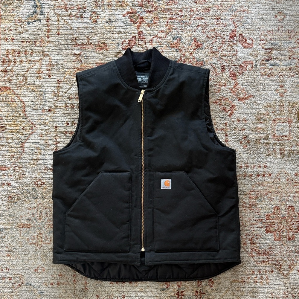 Carhartt Black Quilted Vest
